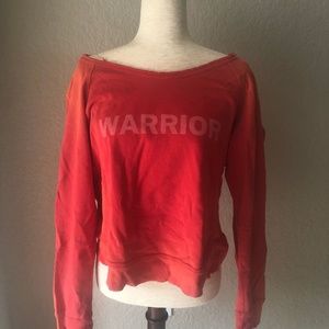 Warrior red sweatshirt